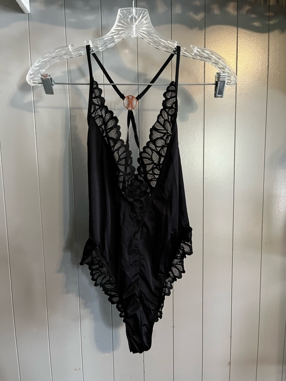 Savage Not Sorry Lace Teddy by Savage X Fenty.